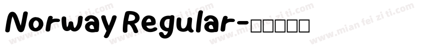 Norway Regular字体转换